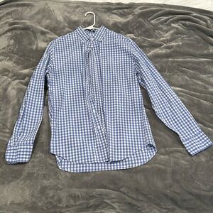 J Crew Blue Check Shirt Size M